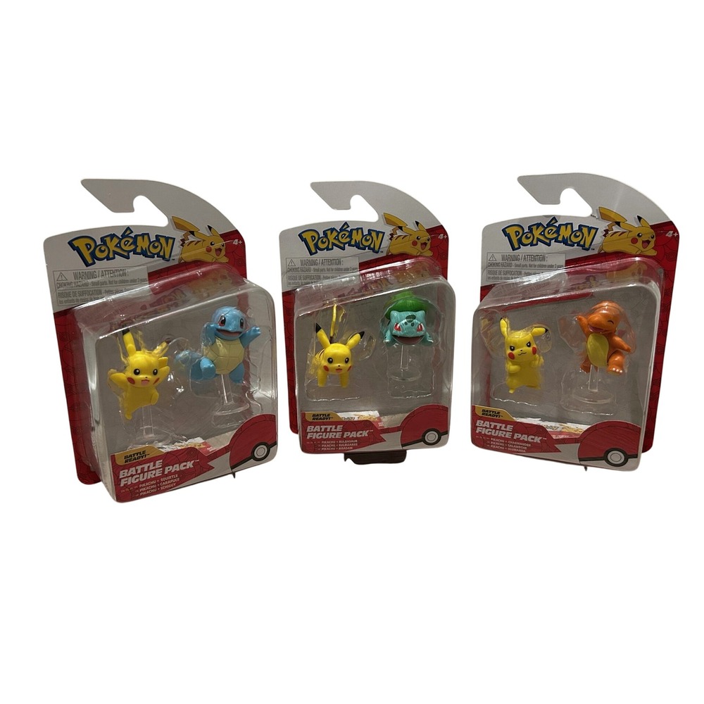 Pokemon Battle Figure Pack‎ x3 Collectible Figures! New/Sealed
